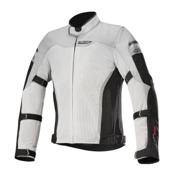 Cazadora moto Alpinestars Leonis Drystar Air Black Light Gray
