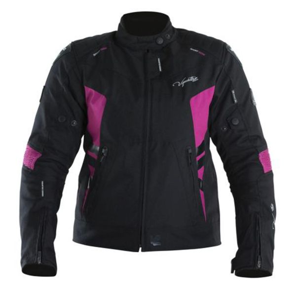 Cazadora moto V'Quattro SP-21 Lady Black Pink