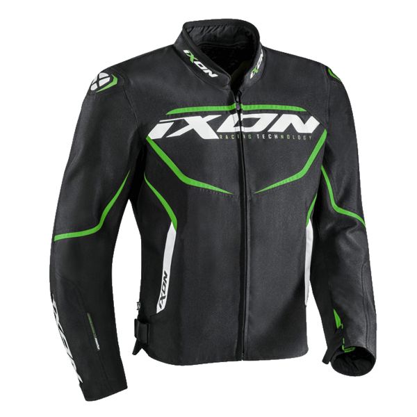 Cazadora moto Ixon Sprinter Black Green Cazadora moto Ixon Sprinter Black Green