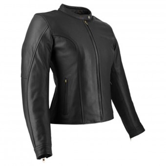 Cazadora moto Soubirac Adele Negro