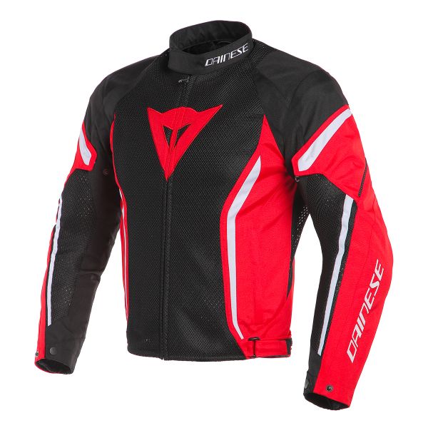Cazadora moto Dainese Air Crono 2 Tex Black Red White