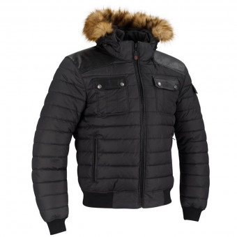 Cazadora moto Bering Amber Negro