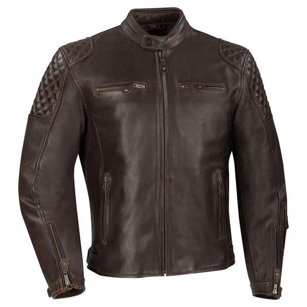 Cazadora moto Bering Appolo Brown