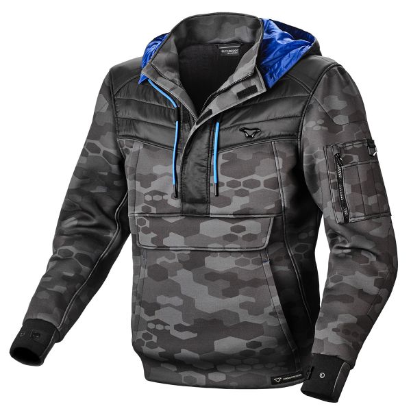 Cazadora moto Macna Aron Kevlar Camo Dark Grey