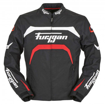 Cazadora moto Furygan Arrow Black White Red