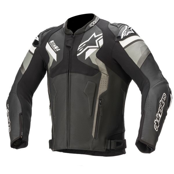 Cazadora moto Alpinestars Atem V4 Black Gray White