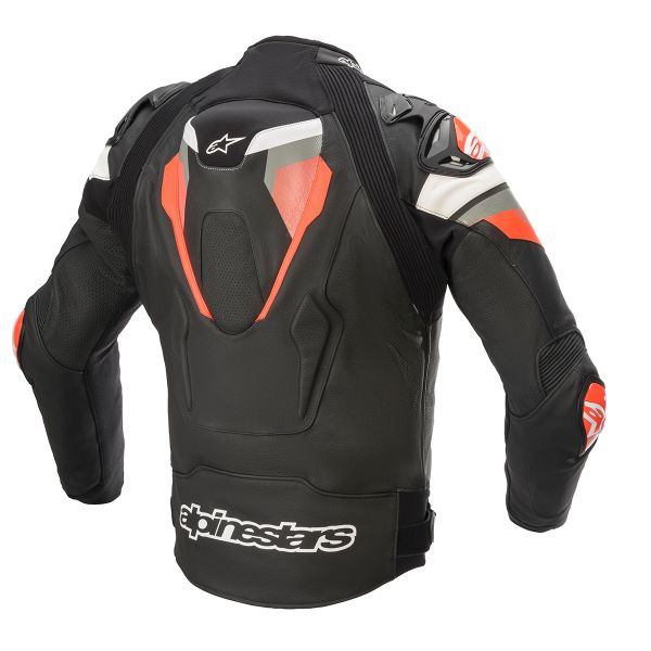 Alpinestars Atem V4 Black Mid Gray Red Fluo