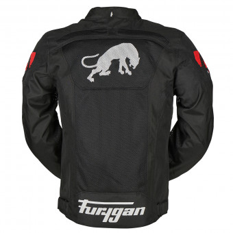 Furygan Atom Vented Black Red