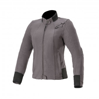 Cazadora moto Alpinestars Banshee Woman Fleece Melange Gray