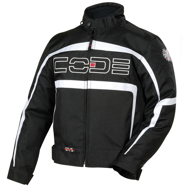 Cazadora moto CODE AS Kid Negro