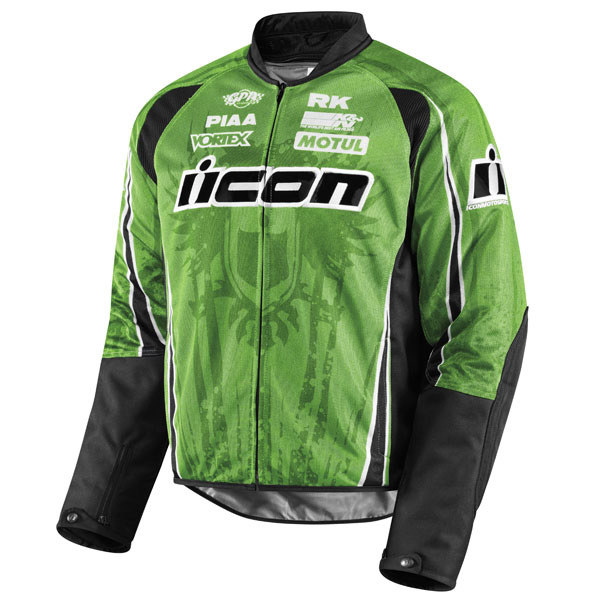 Cazadora moto ICON Hooligan 2 Threshold Green