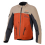 Cazadora moto Alpinestars AMT-8 Stretch Drystar XF Walnut Rust Black