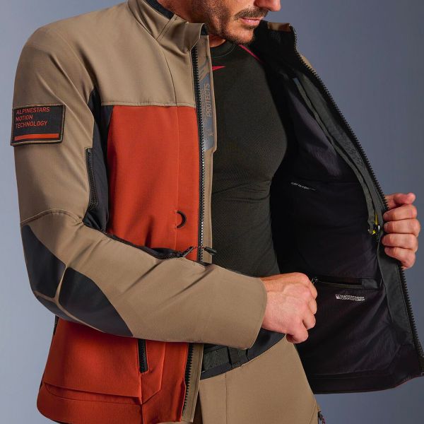 Alpinestars AMT-8 Stretch Drystar XF Walnut Rust Black