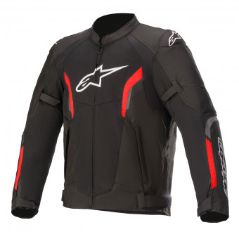Cazadora moto Alpinestars Ast Air V2 Black Red Fluo