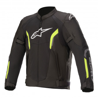 Cazadora moto Alpinestars Ast Air V2 Black Yellow Fluo