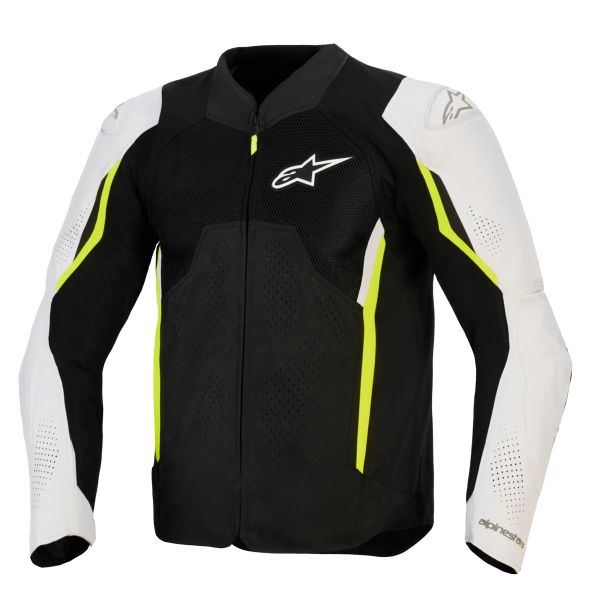 Cazadora moto Alpinestars Ast V3 Air Black Silver Yellow Fluo