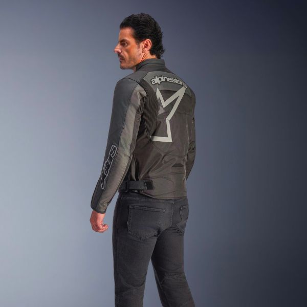 Alpinestars Axton Black Anthracite Red Tangerine