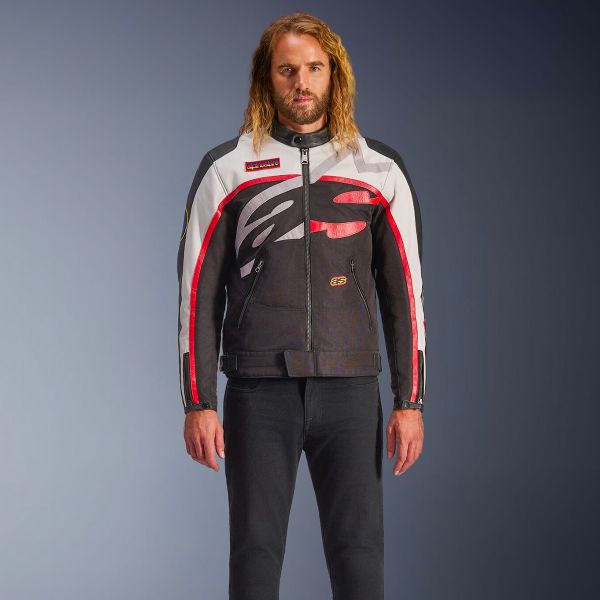 Alpinestars Axton Black Off White Bright Red