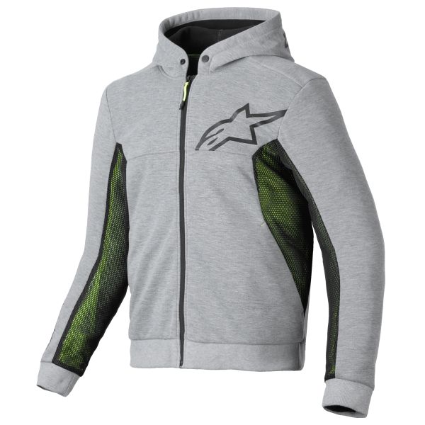 Cazadora moto Alpinestars Cromo Air Sport Gris Heather Negro