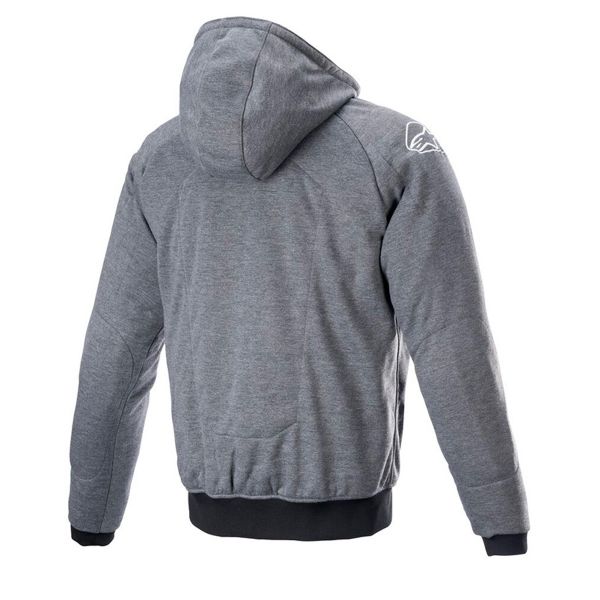 Alpinestars Sudadera con capucha Chrome Ignition Melange Gris oscuro Blanco