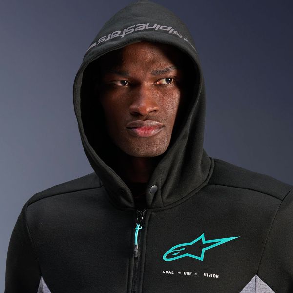 Alpinestars Cromo V2 Sport Negro Gris Brezo Turquesa