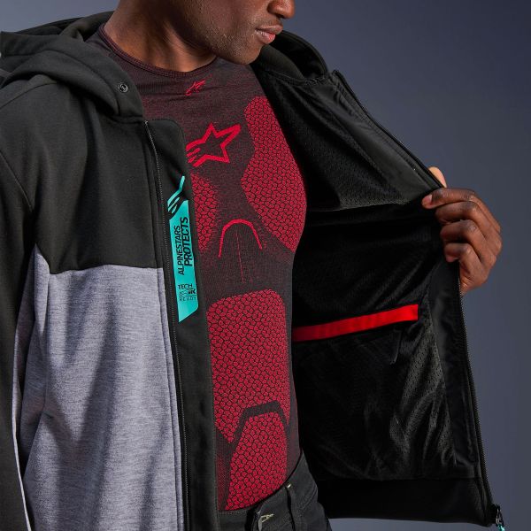 Alpinestars Cromo V2 Sport Negro Gris Brezo Turquesa