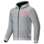 Cazadora moto Alpinestars Cromo V2 Sport Gris Heather Rojo Fluo