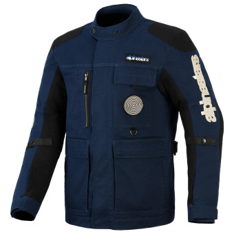 Cazadora moto Alpinestars Dice Dark Blue Black