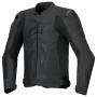 Cazadora moto Alpinestars Dusk Airflow Piel Negro Negro