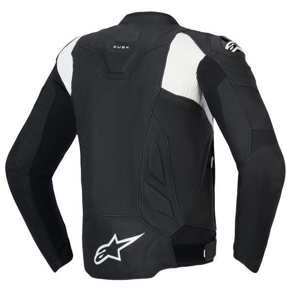 Alpinestars Dusk Airflow Piel Negro Blanco