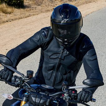 Alpinestars Dusk Airflow Piel Negro Negro