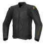 Cazadora moto Alpinestars Cuero negro lser
