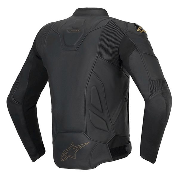 Alpinestars Cuero negro láser