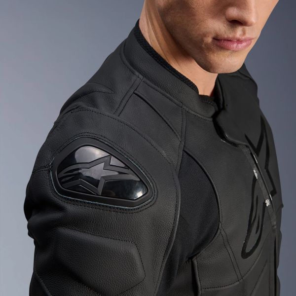 Alpinestars Cuero negro crepsculo