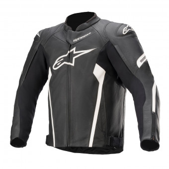 Cazadora moto Alpinestars Faster V2 Leather Black White