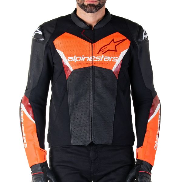Alpinestars Faster V3 Airflow Black Red Fluo
