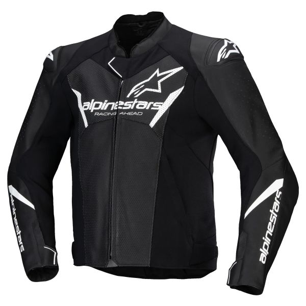 Cazadora moto Alpinestars Faster V3 Airflow Black White Cazadora moto Alpinestars Faster V3 Airflow Black White