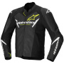 Cazadora moto Alpinestars Faster V3 Airflow Black White Yellow Fluo