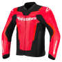 Cazadora moto Alpinestars GP Force V2 Leather Airflow Red Fluo
