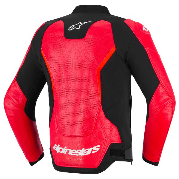 Alpinestars GP Force V2 Leather Airflow Red Fluo