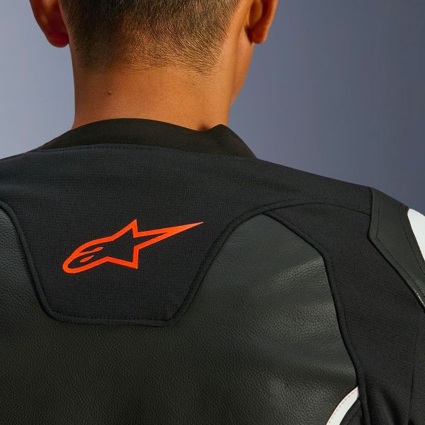 Alpinestars GP Force V2 Leather Black White