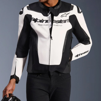 Alpinestars GP Force V2 Leather White Black