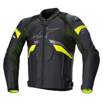 Cazadora moto Alpinestars GP Plus R V3 Rideknit Black Yellow Fluo