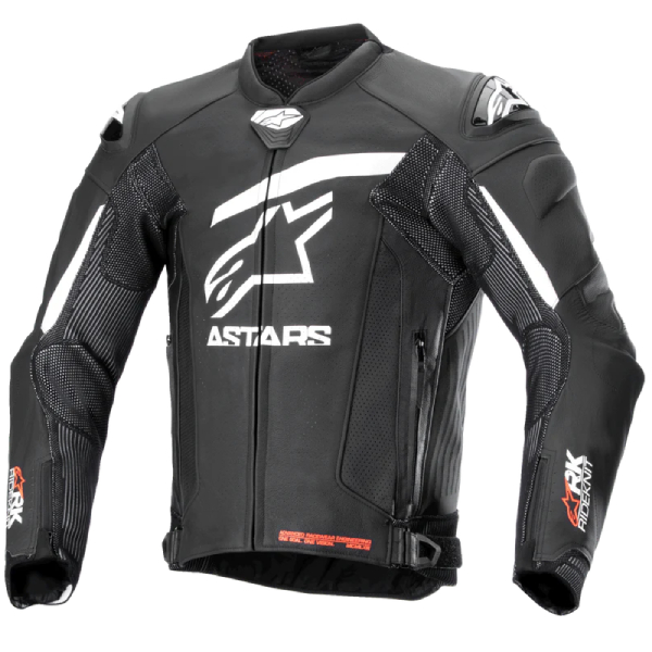 Cazadora moto Alpinestars GP Plus R V4 Rideknit Black White Cazadora moto Alpinestars GP Plus R V4 Rideknit Black White