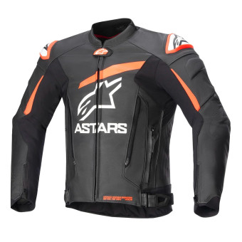 Cazadora moto Alpinestars GP Plus V4 Black Red Fluo White