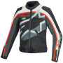 Cazadora moto Alpinestars Idles Off White Flame Red Black