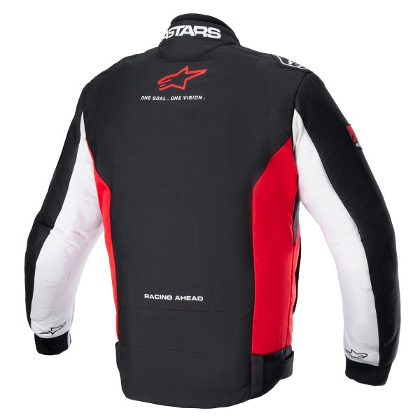 Alpinestars Monza Sport Negro Rojo brillante Blanco