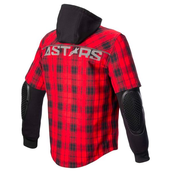 Alpinestars MO.ST.EQ Tartan Shirt Flame Red Black