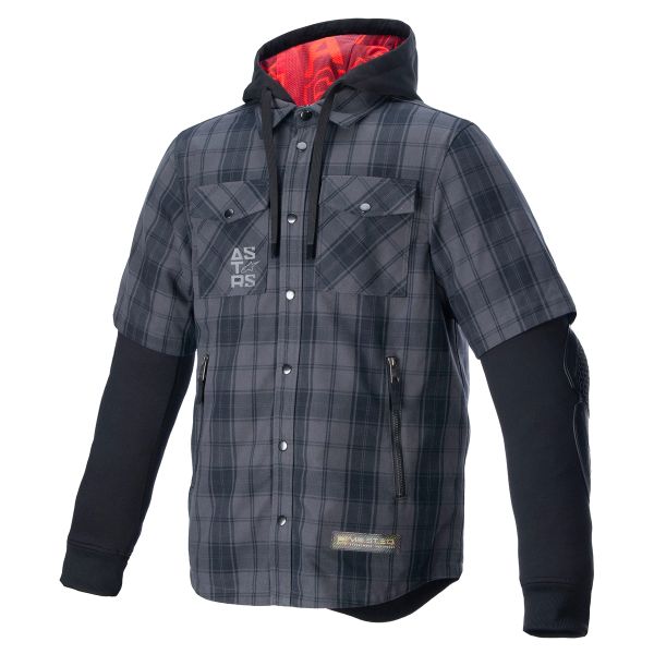 Cazadora moto Alpinestars MO.ST.EQ Tartan Shirt Tar Grey Black Cazadora moto Alpinestars MO.ST.EQ Tartan Shirt Tar Grey Black
