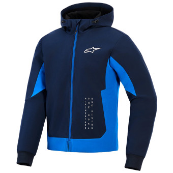 Cazadora moto Alpinestars Radium Tech Hoodie Night Navy Royal Blue